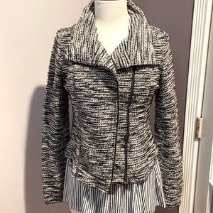 Maurice’s Moto Jacket sz. M chunky knit